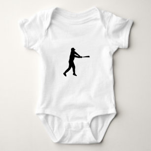 Home Run Game Team Coach Sports Ball Fun Baseball Baby Bodysuit