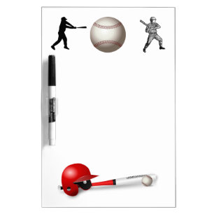 Home Run Game Team Coach Sports Ball Fun Baseball Dry-Erase Board