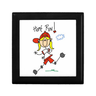 Home Run Girls Softball T-shirts and Gifts Jewelry Box