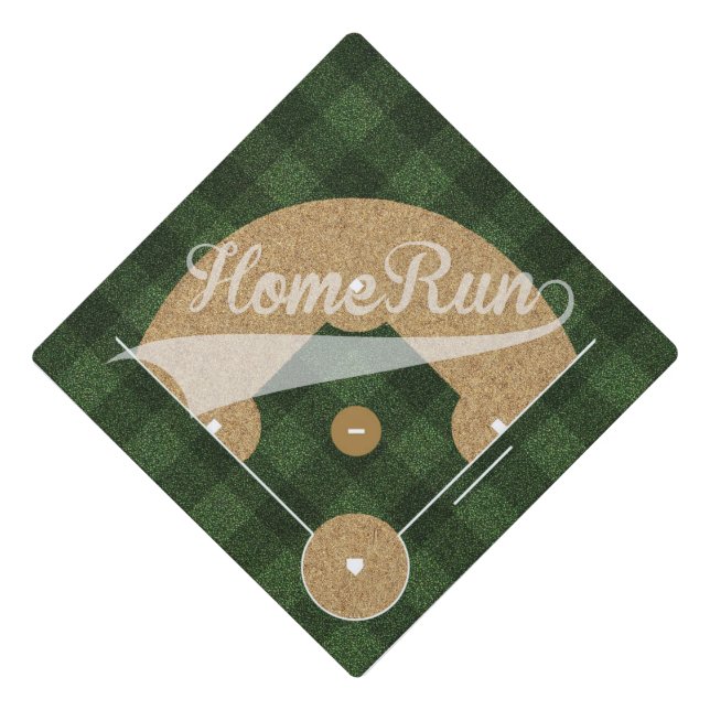 Home Run Graduation Cap Topper (Front)