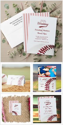 Home Run Love Baseball-Inspired Wedding Suite Coll