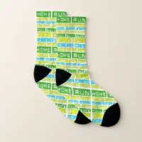 Home Run Play Ball Sports Men Womens Socks