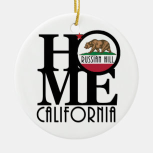 HOME Russian Hill Ceramic Ornament