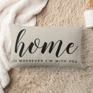 Home Rustic Ivory Modern Farmhouse Lumbar Pillow