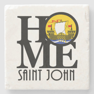 HOME Saint John New Brunswick Stone Coaster