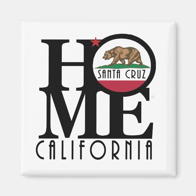HOME santa cruz California Magnet (Front)
