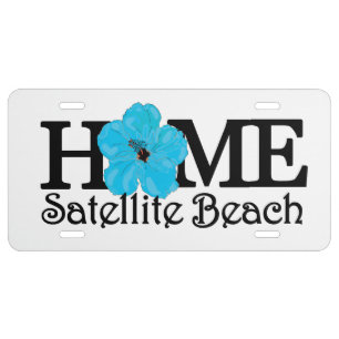 HOME Satellite Beach License Plate