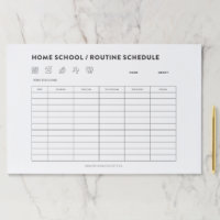 Extra-Large Weekly To-Do List - Coffee Ring Design Paper Pad