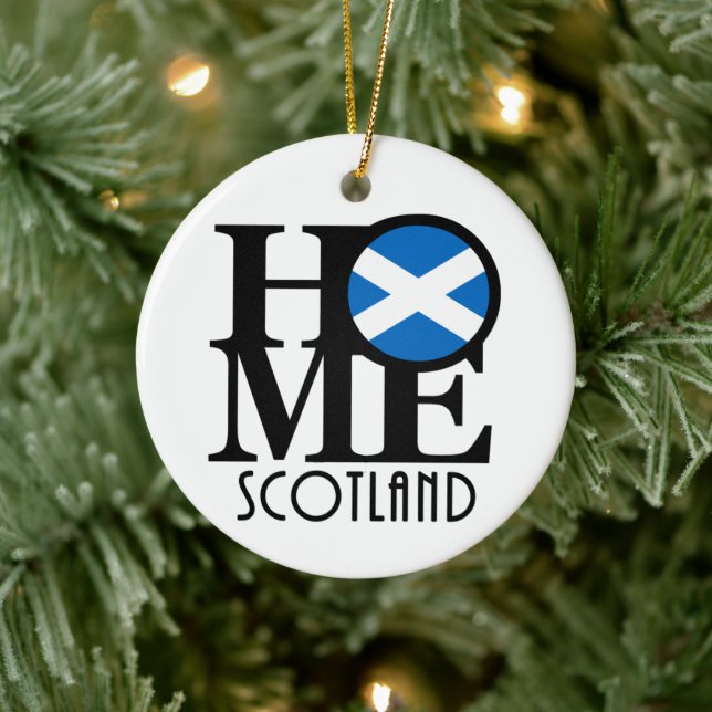 HOME Scotland Ceramic Ornament (Tree)