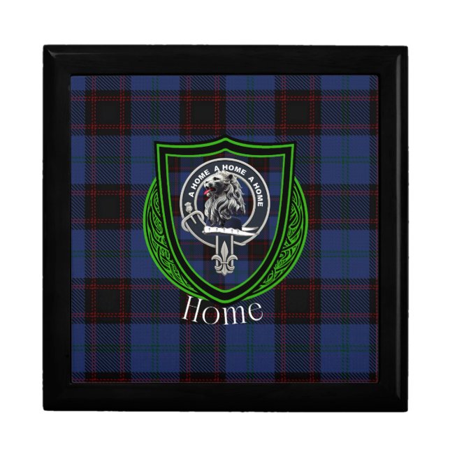 Home Scottish Clan Tartan & Crest Gift Box (Front)