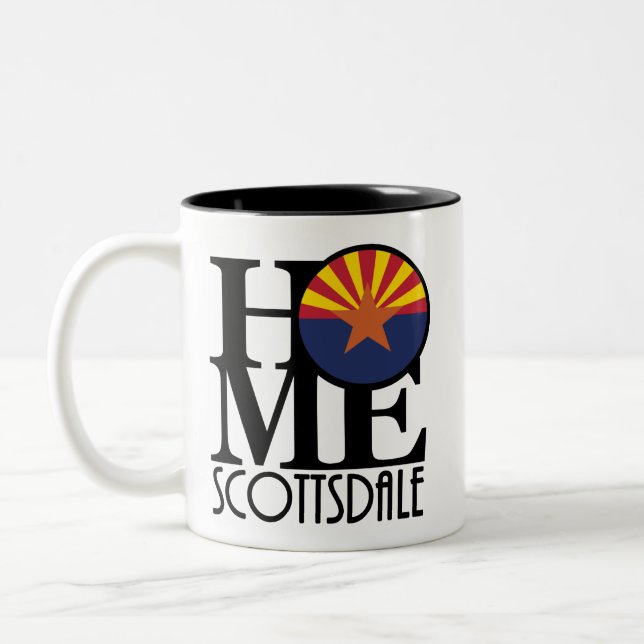 HOME Scottsdale Arizona 11oz Two-Tone Coffee Mug (Left)