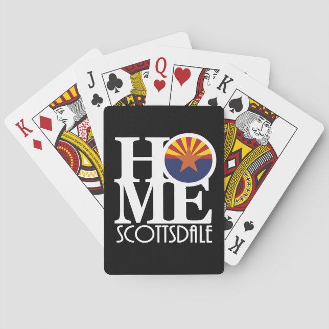 HOME Scottsdale Arizona Poker Cards (Back)