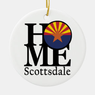 HOME Scottsdale AZ Ceramic Ornament