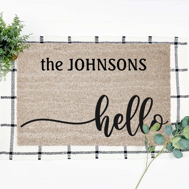 Home Script Add Name Coir Fiber Doormat (Creator Uploaded)