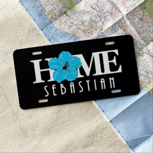 HOME Sebastian Florida License Plate
