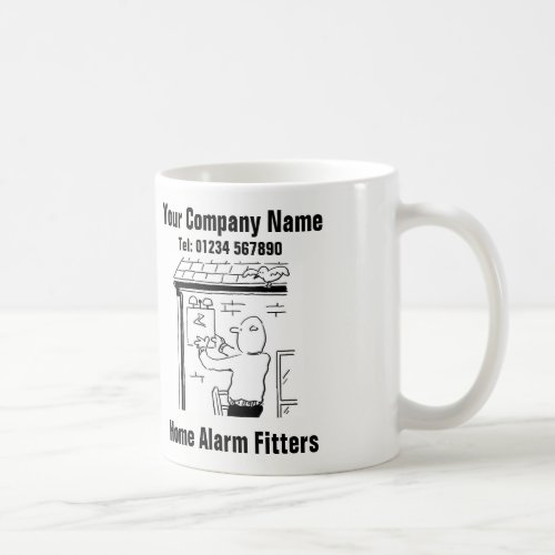 Home Security Alarm Fitter Coffee Mug