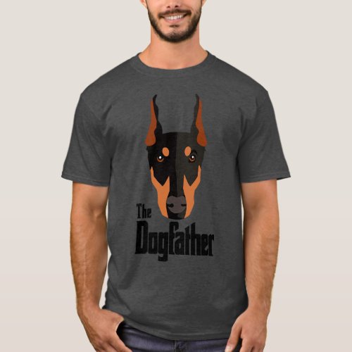 Home Security Doberman The Dogfather T_Shirt