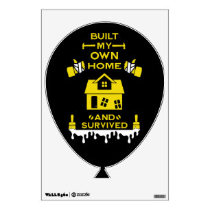 Home Self Build Congratulation Wall Decal