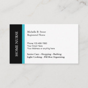 Home Senior Care Business Services Card