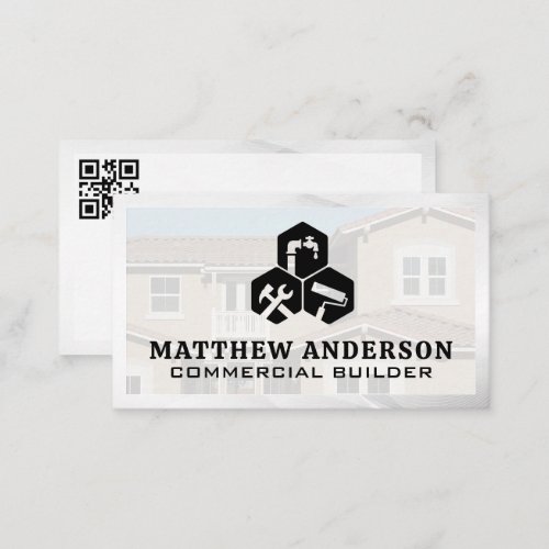 Home Service Icons  Residential Property Business Card