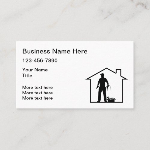 Home Services And Construction Business Cards