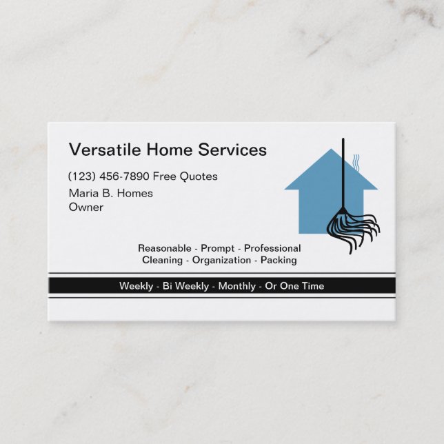 Home Services Business Cards (Front)
