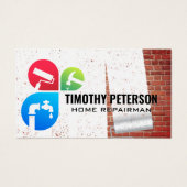Home Services | Painted Red Brick Wall (Front)