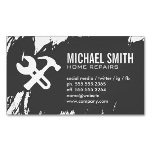 Home Services Repair Business Card Magnet