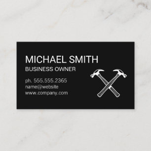 Home Services Repair Hammers Business Card