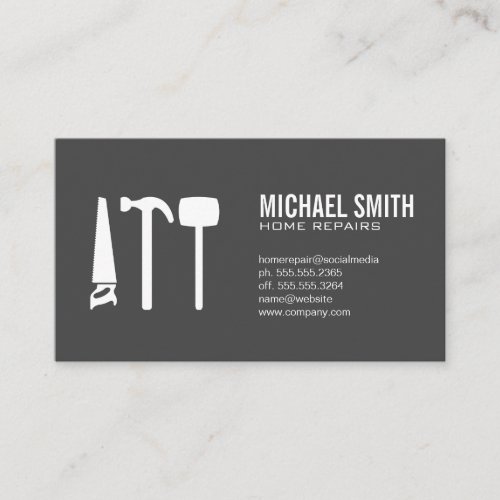 Home Services  Repair  Property Management Business Card