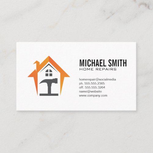 Home Services  Repair  Property Management Business Card