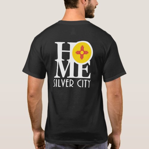 HOME Silver City back print T_Shirt