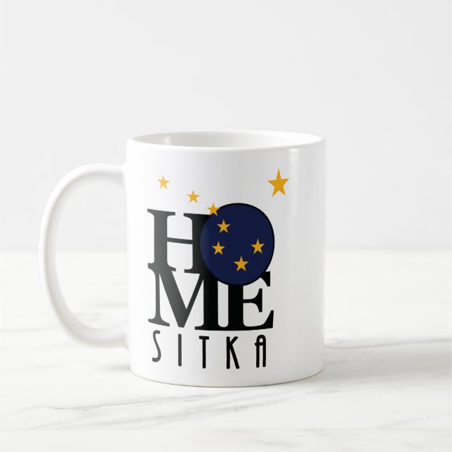HOME Sitka Alaska 11oz Coffee Mug (Left)