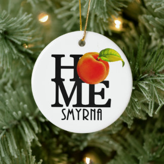HOME Smyrna Georgia Ceramic Ornament