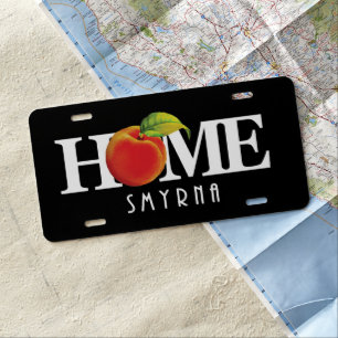 HOME Smyrna Georgia License Plate