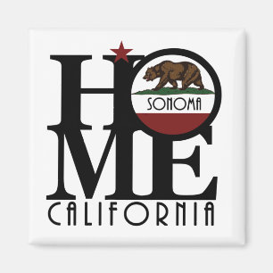 HOME Sonoma California Magnet