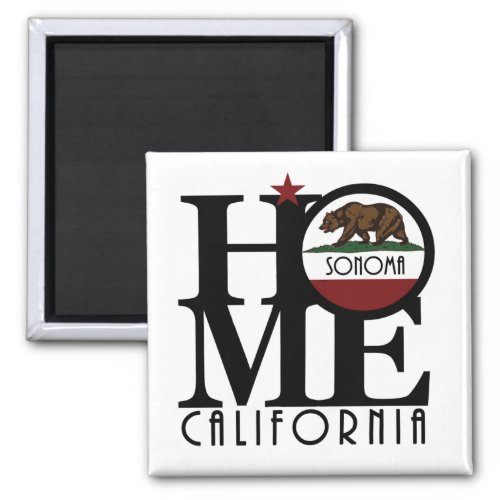 HOME Sonoma California Magnet