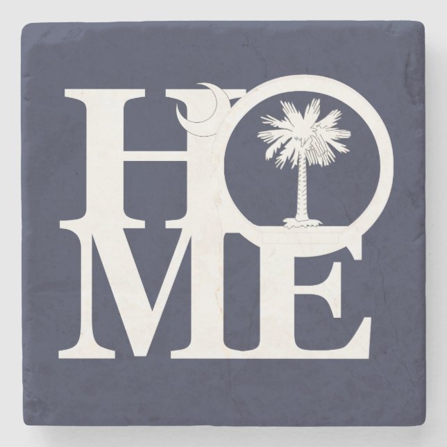 HOME South Carolina  Stone Coaster (Front)
