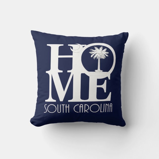 HOME  South Carolina Throw Pillow (Front)