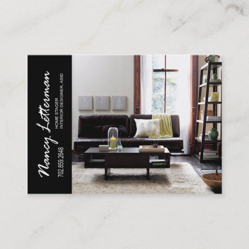 Home Stager Interior Designer Business Card