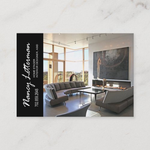 Home Stager Interior Designer Business Card