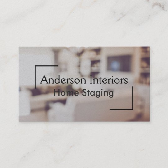 Home Staging Business Card