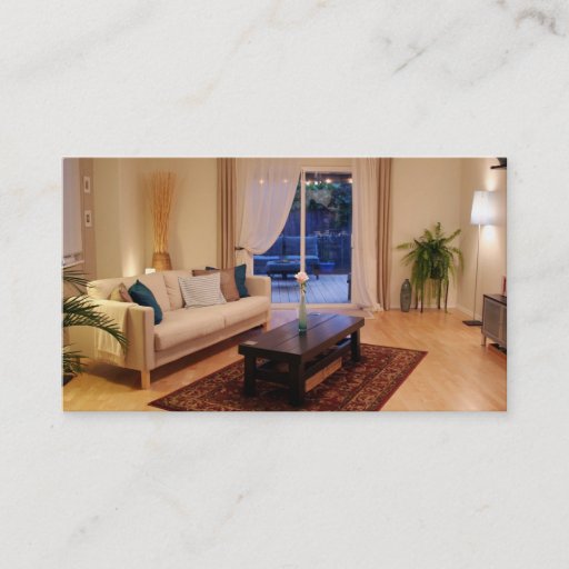 Customizable Home Staging Business Card