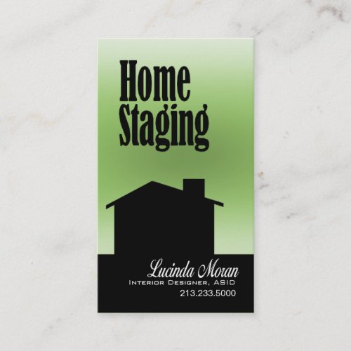 Home Staging Interior Designer Design Consultant Business Cards
