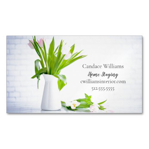 Home Staging or Event Coordinator Party Planning Business Card Magnet