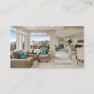Home Staging Photo Business Card