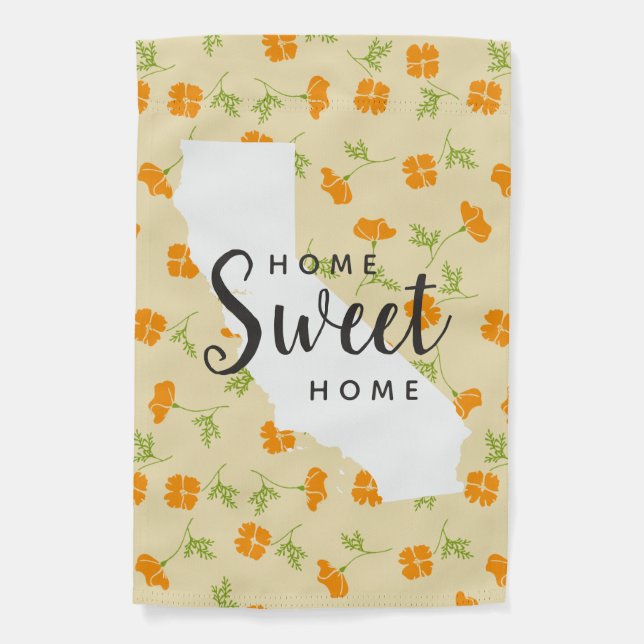 Home State Flower California Poppy Garden Flag (Front)