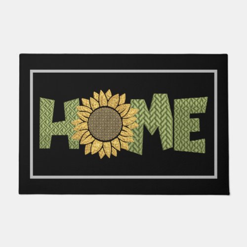 Home Sunflower  Doormat