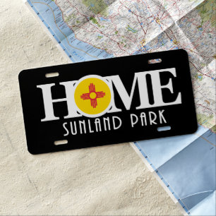 HOME Sunland Park New Mexico License Plate