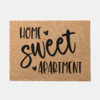 Home Sweet Apartment Welcome Mat Doormat, Zazzle